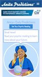 Mobile Screenshot of anitapredictions.com